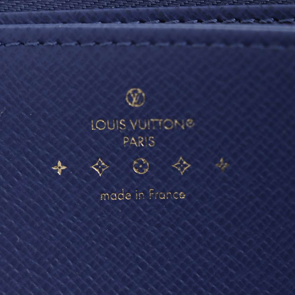 Louis Vuitton Monogram Denim Zippy Wallet Blue LV Remix - Picture 5 of 6